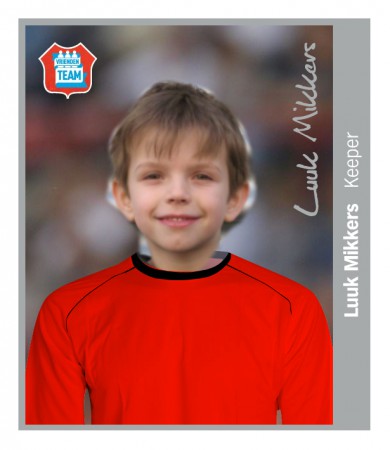 voetbalplaatje Luuk carnaval 2011